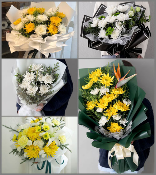 广东梅州市蕉岭县三圳镇东岭村白事花束代送